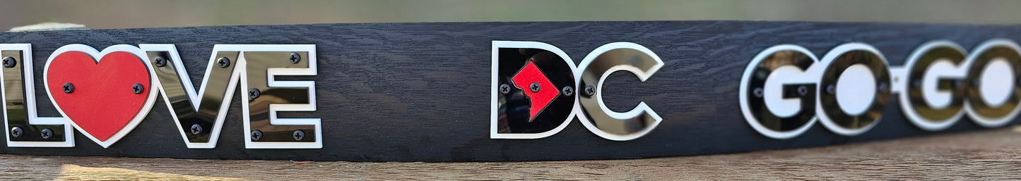 Custom Bourbon Barrel Stave – Love DC Go-Go