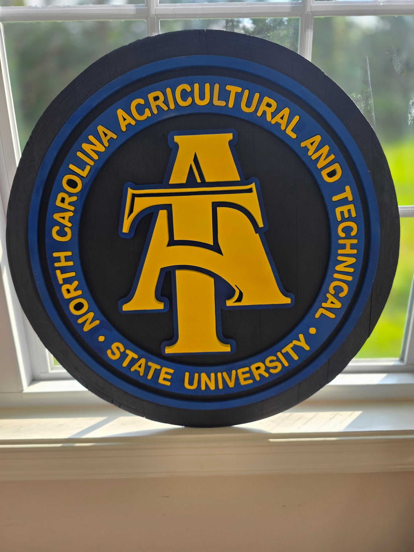 North Carolina A&T Bourbon Barrel Lid