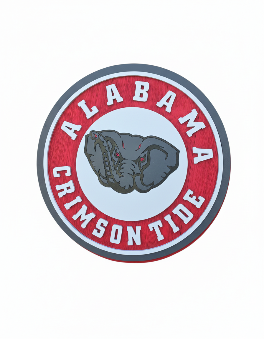 University of Alabama Bourbon Barrel Lid