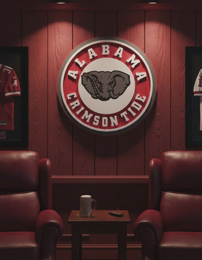 University of Alabama Bourbon Barrel Lid