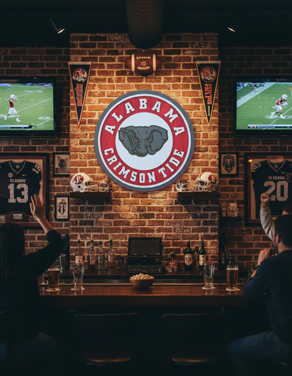 University of Alabama Bourbon Barrel Lid